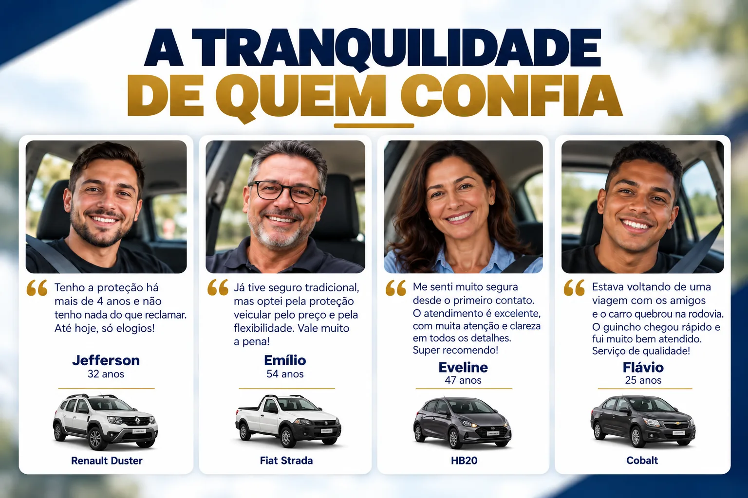 Depoimentos de clientes da APVS Curitiba